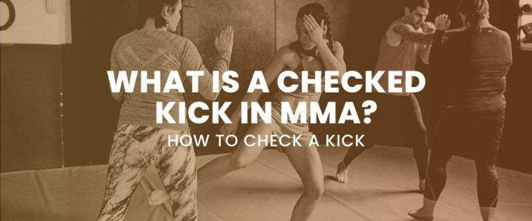 What Is A Checked Kick In MMA